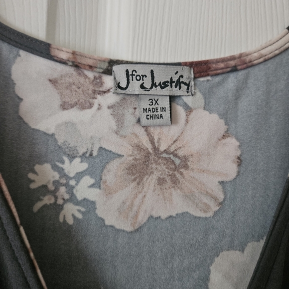 Faux Wrap Sleeveless High Low Dress Plus Size Women 3X - Picture 5 of 5